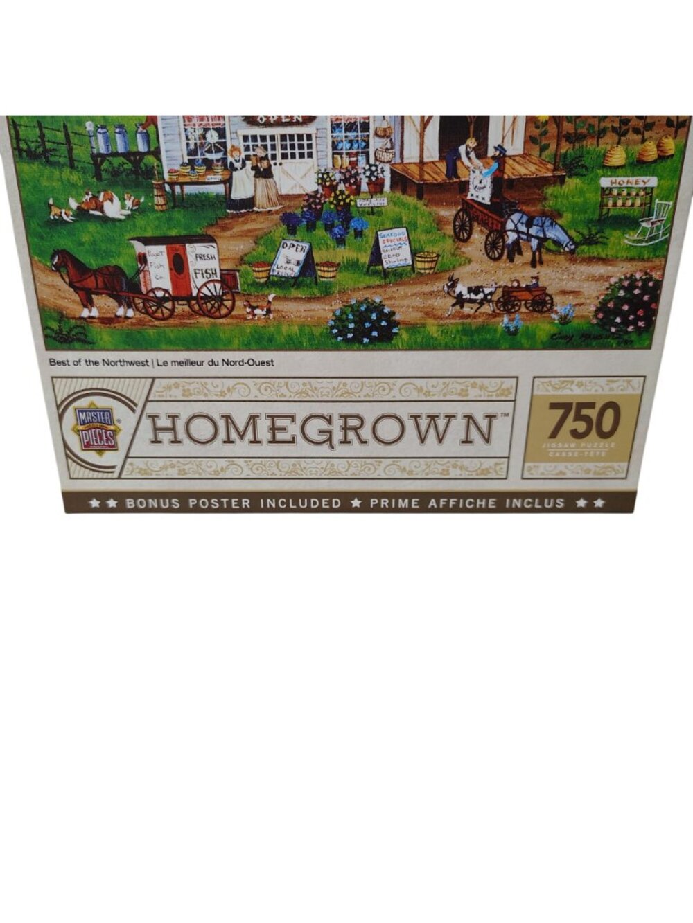 Masterpieces Homegrown 750-Piece Jigsaw Puzzle With Linen Finish with Poster - Picture 3 of 9